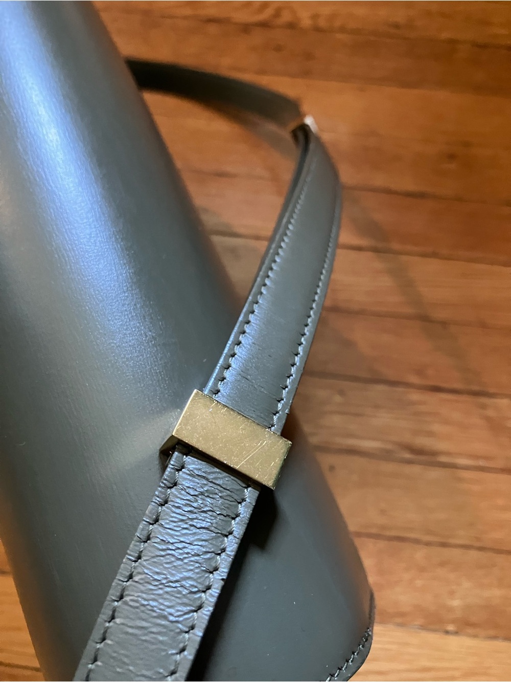 Celine Classic Box in Olive Green - Picture 12 of 15